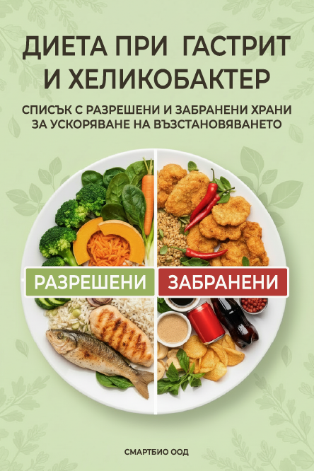 Безплатна електронна книга Диета при гастрит и Хеликобактер